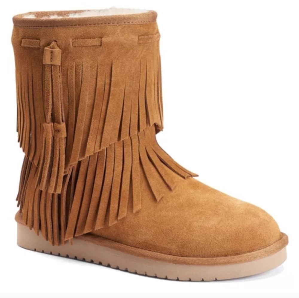 Koolaburra by UGG fringe boots like new Women's size 11